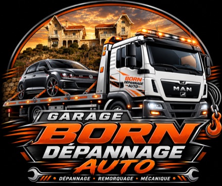 Logo Garage Born Dépannage Auto : dépannage, remorquage, mécanique